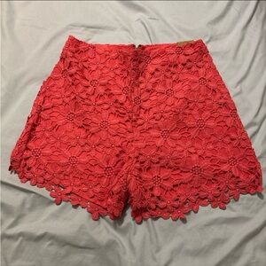 Hollister Lace High Waist Shorts